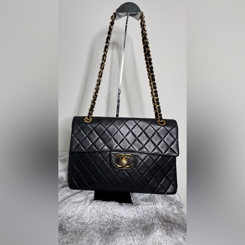 Chanel Black Quilted Leather Shoulder Bag
